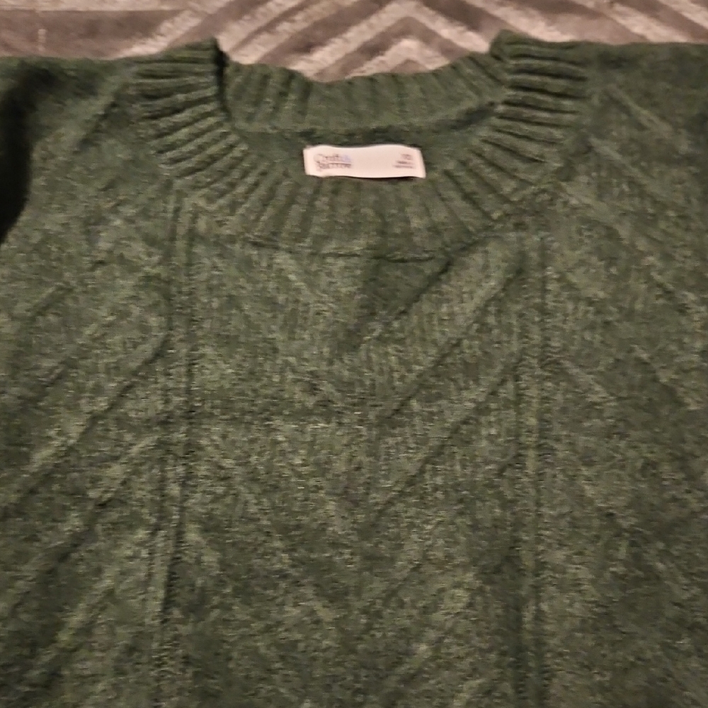 Croft & Barrow Forest Green Sweater